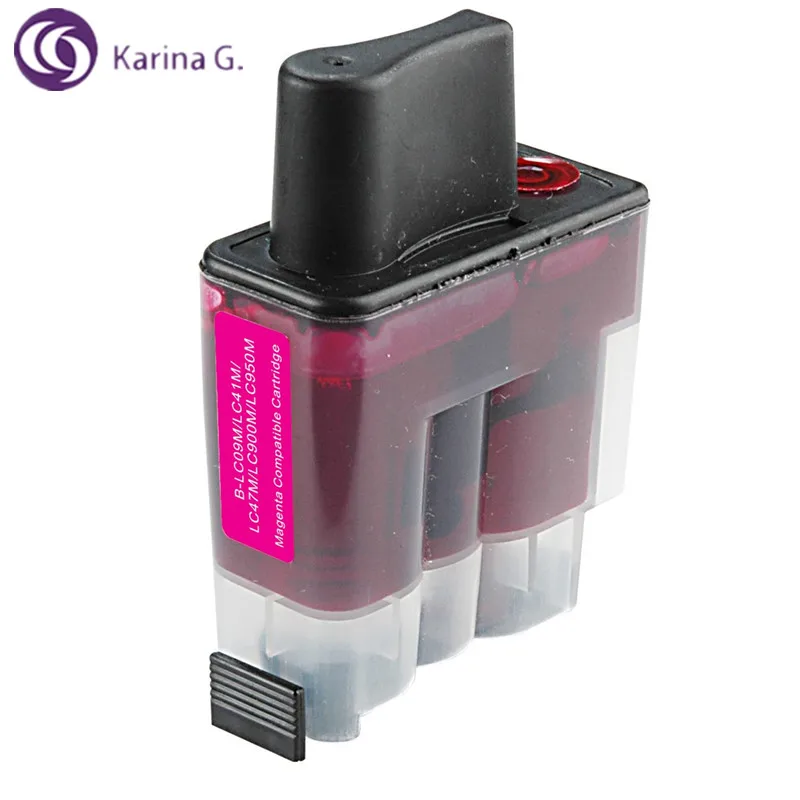 8 Black,4 Cyan,4 Magenta,4 Yellow No-name Compatible Ink Cartridge Replacement for Brother LC09 LC41 LC47 LC900 LC950 DCP 310CN 315C 315CN 340CW DCP110C DCP115C DCP117C Inkjet Printer 